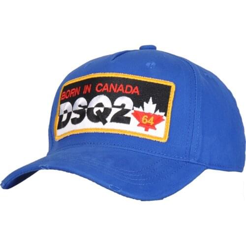 Dsq2 brand hat men Baseball Caps High Quality 100% cotton unisex Adjustable Baseball Caps ICON letter black cap for men