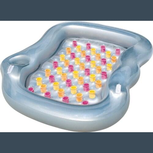 Double Float Inflatable Floating Bed Floating Boat Water Bed Beach Mat Floating Air Mat