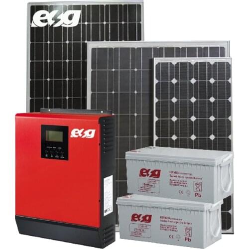 3KW 7kw solar inverter home appliances use MPPT high frequency lead acid battery Complete off grid solar system