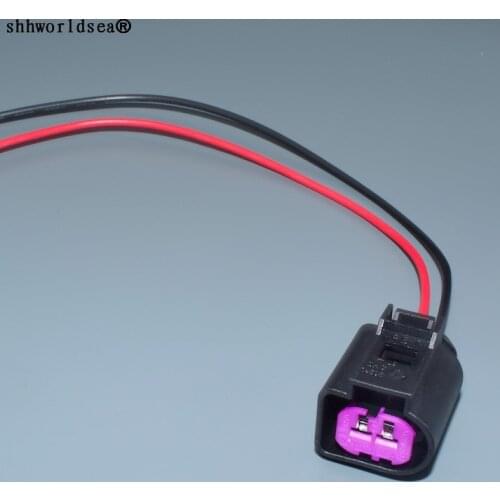 Worldgolden 2 Pin 3.5mm Alternator Wiring Plug Pigtail Cable For VW Jetta Golf GTI MK4 Beetle Seat 1J0 973 772 1J0973772