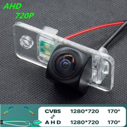 AHD 720P/1080P Fisheye Car Rear View Camera For Audi A4 A5 2004-2013 A3/S3 2004-2009 A6 S6 A8 S8 Q7 S4 Reverse Vehicle Camera