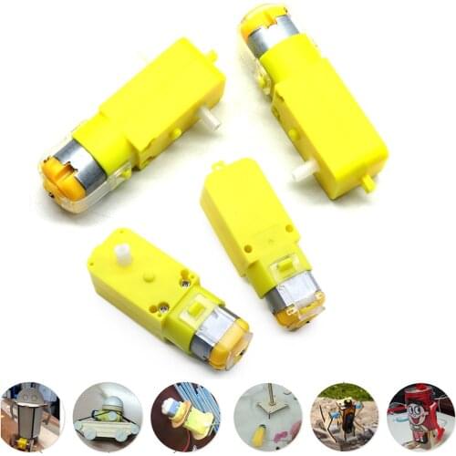 2PCS TT Motor 130motor Smart Car Robot Gear Motor For Arduino DC3V-6V DC Gear Motor Intelligent Car Chassis Four Drive Car Hot