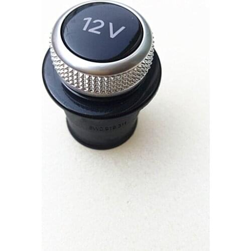 Cigarette Lighter Cover Chrome Plated Cigarette Lighter Plug For Audi A3 A4 A5 Q2 Q7 R8 8W0 919 311 12V