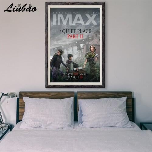 M005 A Quiet Place 2(2021)1 Classic Fashion Movie Custom Silk Poster Home Deco Wall Art Christmas Gift