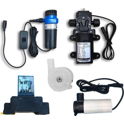 Mini Submersible Pump Self - Priming Diaphragm Pump Relay Extension Cord Silence Home Watering Pump