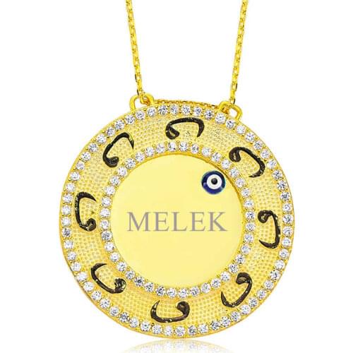 Real Silver 925 Jewelry Silver Woah Personalized Is Lady Necklace