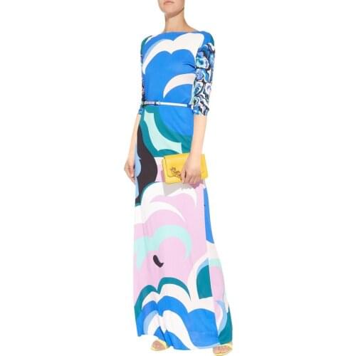 New summer fashion lady high quality stretch knit slim sleeveless vest extended beach dress