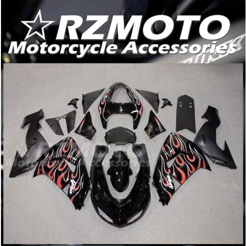 New ABS whole Fairings Kit Fit for Kawasaki Ninja ZX-10R ZX10R 10R 2006 2007 06 07 Bodywork set West