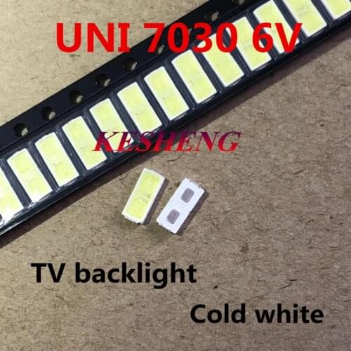 Maintenance of UNI LED LCD TV backlight lamp with light emitting diode 6V tube 7030 SMD beads UNI 2000pcs