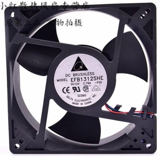 Original EFB1312SHE 12V 2.76A 13CM 12738 Violent air volume cooling fan