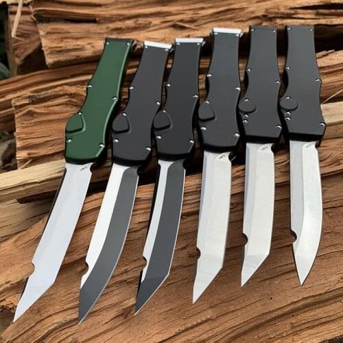 CNC machining EDC Folding knife UT HAL VI kitchen knife D2 Aluminum handle Tactical Pocket knives Outdoor survival Hand tools