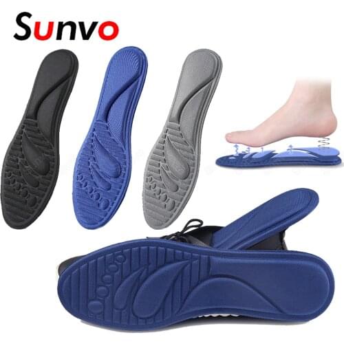 Sponge Memory Foam Insoles for Flat Feet Arch Support Orthopedic Insoles for Shoes Pad Foot Massager Fascitis Plantar Inserts