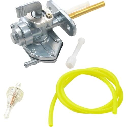 Petcock Fuel Switch Gas Tank Shut Off Valve& Fuel Filter & Oil Tube For Yamaha Seca 750 650 XJ650R XJ750R XJ650 Virago 700 XV700