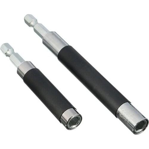 2pcs Extension Hex Screw Socket Drill Bit Holder Adapter Magnetic Impact Driver Drill Bit For Home Tools 80mm 120mm
