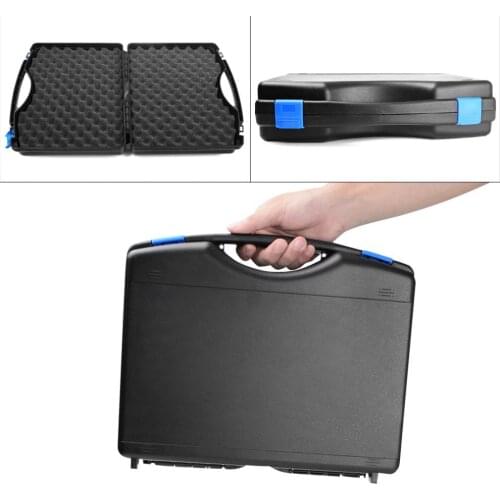 Universal Waterproof Plastic Black Storage Box Anti Fall Storage Case Suitable for Flashlight Torch Lamp / Diving Light