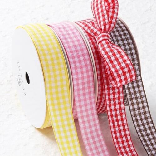 Vintage Gird Ribbon DIY For Birthday Gift Baking Cake Flower Bouquet Wrapping Hair Band Wedding Party Decoration Lace Craft Bow