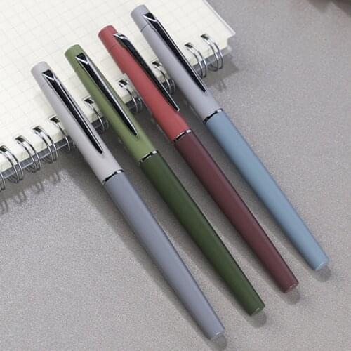 High Quality 5006 Colour Classic Round Financial office Fine Nib Fountain Pen New Student School Stationery Supplies