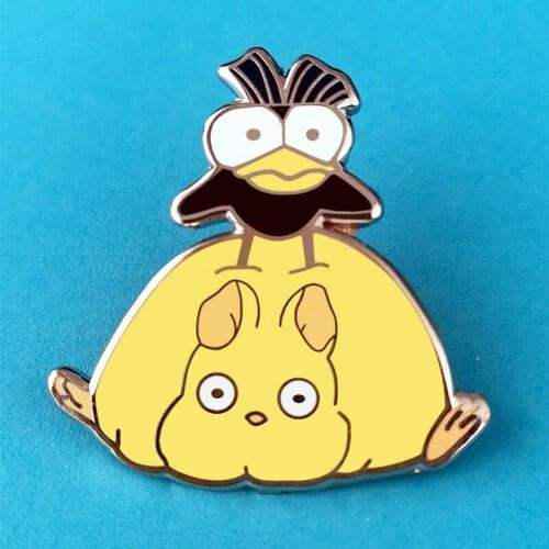 YAOJIE Cartoon Anime Mice and Flies Brooch Pins Enamel Metal Badges Lapel Pin Brooches Jackets Jeans Fashion Jewelry Accessories