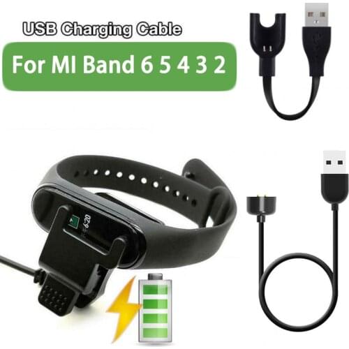 Charger Cable For Xiaomi Mi Band 6 5 4 Miband 3 Smart Wristband Bracelet Mi band 2 Charging cable Band4 USB Charger Adapter Wire