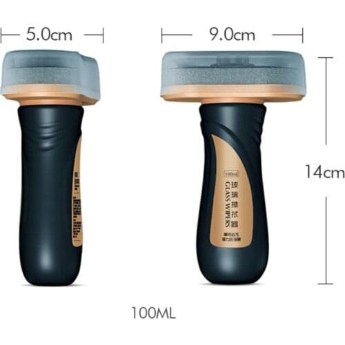 100ml Car Glass Oil Film Remover Cleaner Auto Windshield Cleaning Agent Y4UA