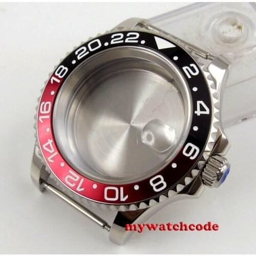 41mm soild steel sapphire glass Watch Case fit eta 2824 2836 8215 2813 MOVEMENT