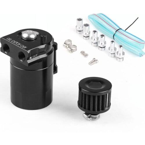 Car modified aluminum alloy oil breathable pot with air filter 300ML secondary air recovery oil pot