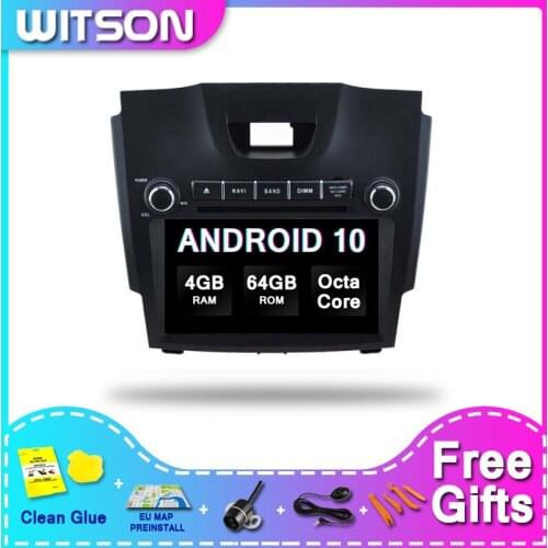 WITSON Android 10.0 DVD Car Player For Cheverolet S10/ISUZU D-MAX Car DVD GPS Navigation 4GRAM 64GBROM