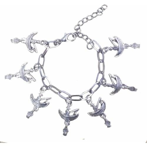 15 Styles Handmade Stainless Steel Charm Starfish Owl Rose Sunflower Chain Bracelets Dog Animal Men Women Female Gift AY016
