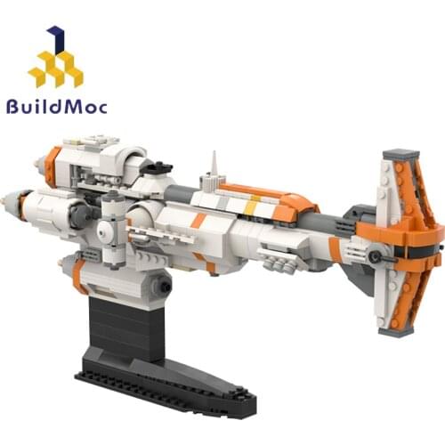 Buildmoc Movie Republic Space Wars Weapon Cruiser Gunship The Rebels HammerHead Corvette Space Battleship Building Blocks Toys