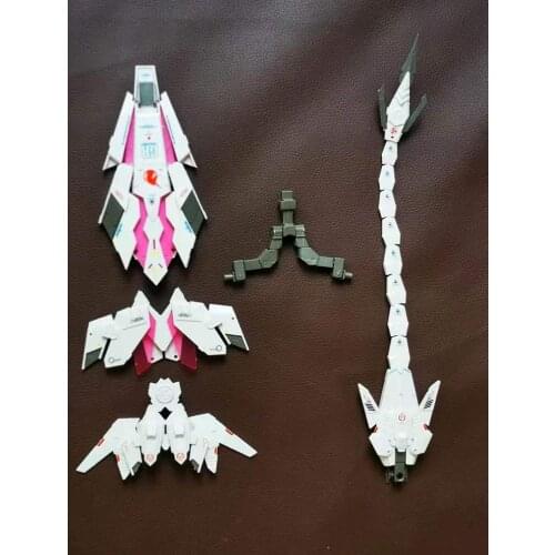 CG MG Gundam RX-0 Unicorn Gundam DE Shield Transform The Phoenix Tail Action Figure Model Toys