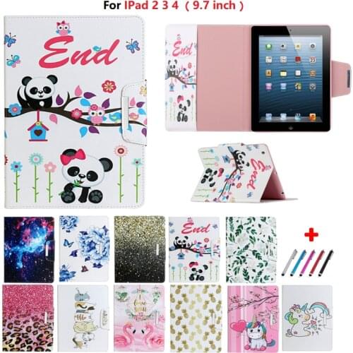 Tablet Case for Apple iPad 2 3 4 9.7 2th 3th 4th Generation A1458 A1459 A1460 A1395 A1396 A1397 A1403 Magnetic Case Smart Cover