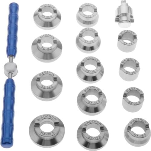 Watch Back Case Opener Set 13Pcs Tool for ,Professional Watchmaker Maintenance Tools,Easy to Open