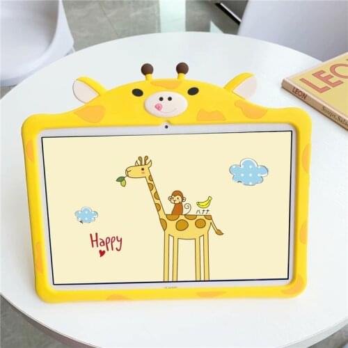 Kids Cartoon Lovely Silicone Case For Huawei Mediapad T5 M5 Lite 8.0 10.1" M6 8.4 MatePad Pro 10.8 10.4 Tablet Protective Cover