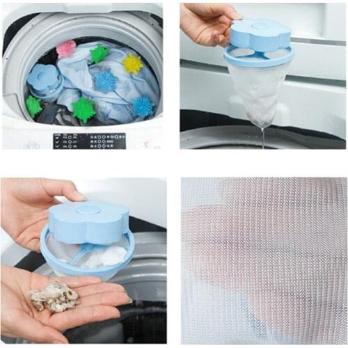 Hair Removal Catcher Filter Mesh Cleaning Balls Bag Dirty Fiber Collector Filter For Washing Machine Filter Laundry Balls Discs