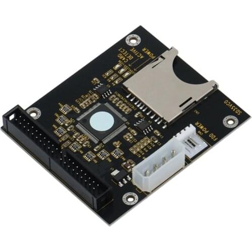 HOT-Adapter Card 3.5 IDE SD 3.5inch 40Pin Male IDE Hard Disk Drive SD Card to IDE 40P Male Interface Adapter Card