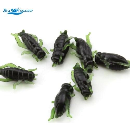 50Pcs/lot 25mm Artificial Fishing Lure Lifelike insect lures soft bait grass carp silver carp and bighead carp lures Topwater