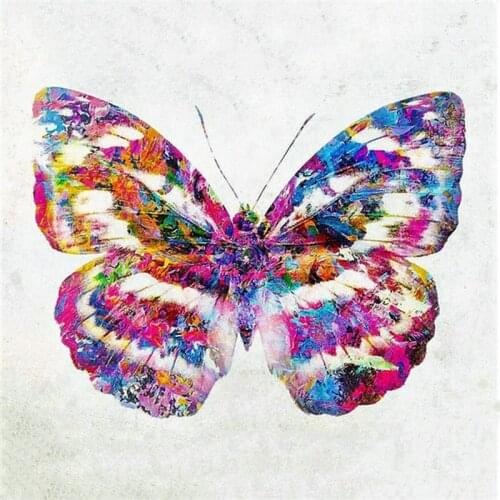 ArtBack 5d diy diamond painting color butterfly pattern full square diamond embroidery 3d full round drill wall sticker