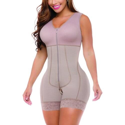 WomenS Middle Zipper Back Split Line Body Shaper Slimming Shorts Body Shaper Women WomenS Home Wear Slimming Corset