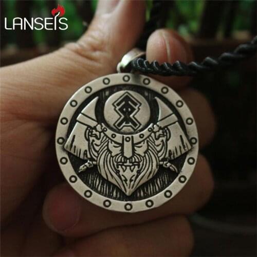 Lanseis10pc Gods of Ancient Rus handmade pendant. Fair Masters Amulet "Viking. necklace Valknut". Handmade. Pendant Enlarge