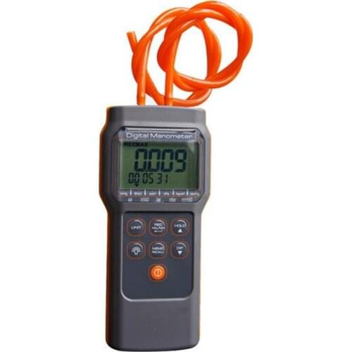 Digital AZ82152 Differential Pressure Gauge Manometer Meter 15psi 11 Units Selection Memory 99 Points