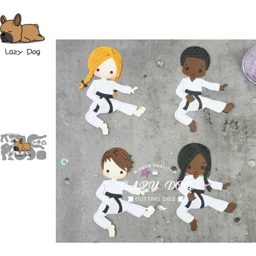 Taekwondo Metal Cutting Dies Scrapbooking Stencil DIY Mold Knife Craft Embossing Die Cuts Card Making New Dies For 2020