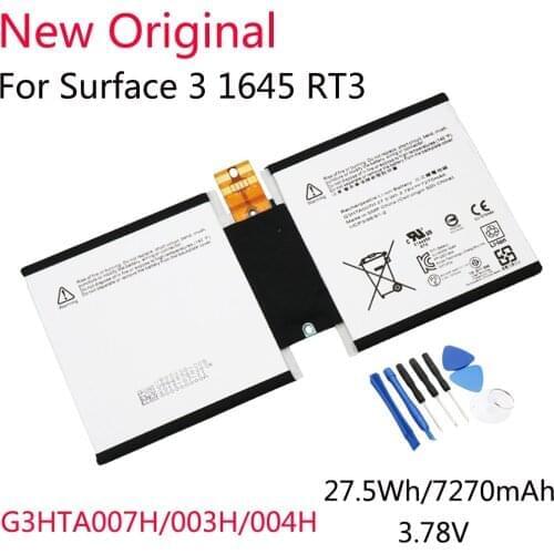 Original New G3HTA003H Battery For Microsoft Surface 3 1645 1657 Tablet PC G3HTA004H G3HTA007H