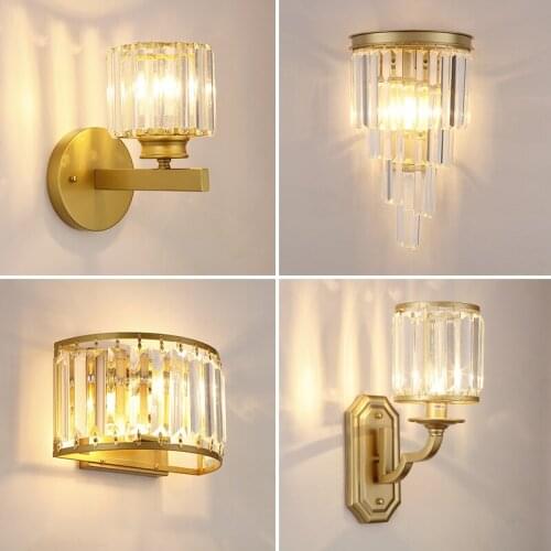 Bedroom Bedside Wall Lamps Modern LED Light Use Aisle Living Room Background Wall E27 E14 AC85-265V Tricolor Light Bulb Lustre