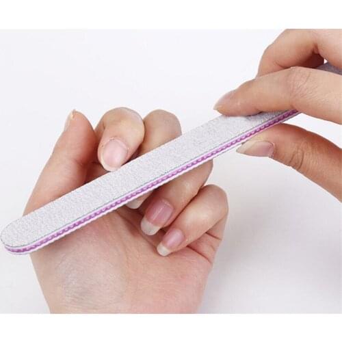 Hot 500pcs/lot Professional Nail File For UV Gel Sanding Polish Buffing Blocks 100/180 Nail Grinding Buffers Manicure Tools