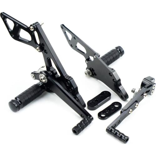 Adjustable Rearset Footpeg Footrest Rear Sets Foot Pegs Rests For Suzuki GSXR1000 GSX-R GSXR 1000 2009 2010 2011 2012 2013 2014