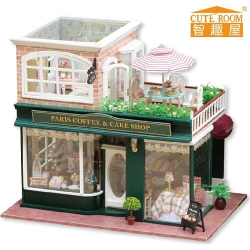 Diy Cottage French Coffee Tour Style Handmade Cottage Boys And Girls Birthday Gift Tanabata Valentines Day Gift Smart House