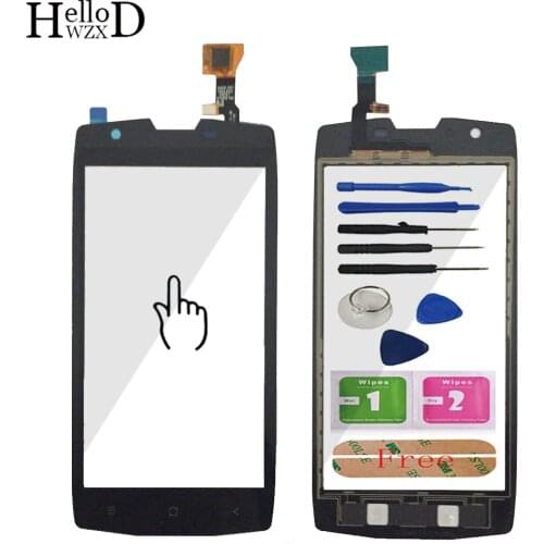 HelloWZXD 5.0'' Touch Glass Touch Screen Digitizer Panel Front Glass For BlackView BV7000 BV 7000 Lens Sensor Tools + Adhesive