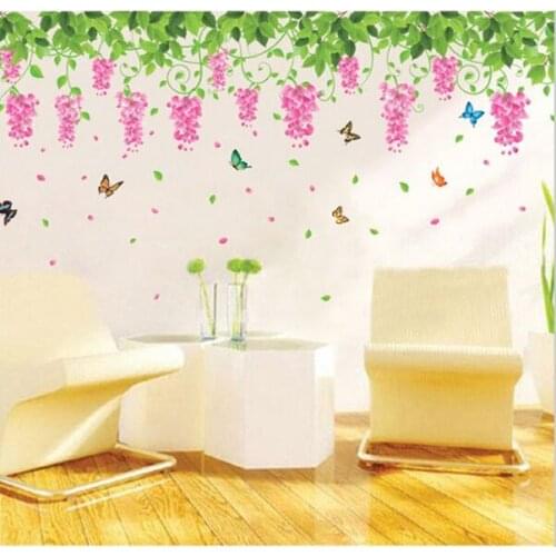 Наклейки цветы на стену Shahnameh China At AliExpress