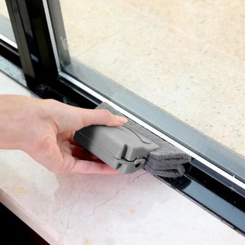 Window Groove Gap Cleaning Brush Thick Scouring Pad Window Track Door Cleaner For Quickly Cleaning Crevices And Corners
