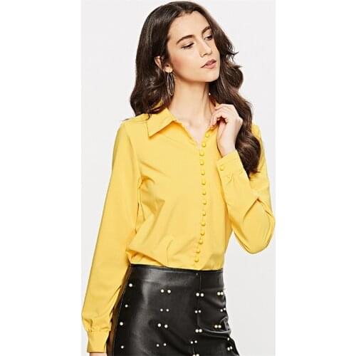 Shyloli Yellow Blouses